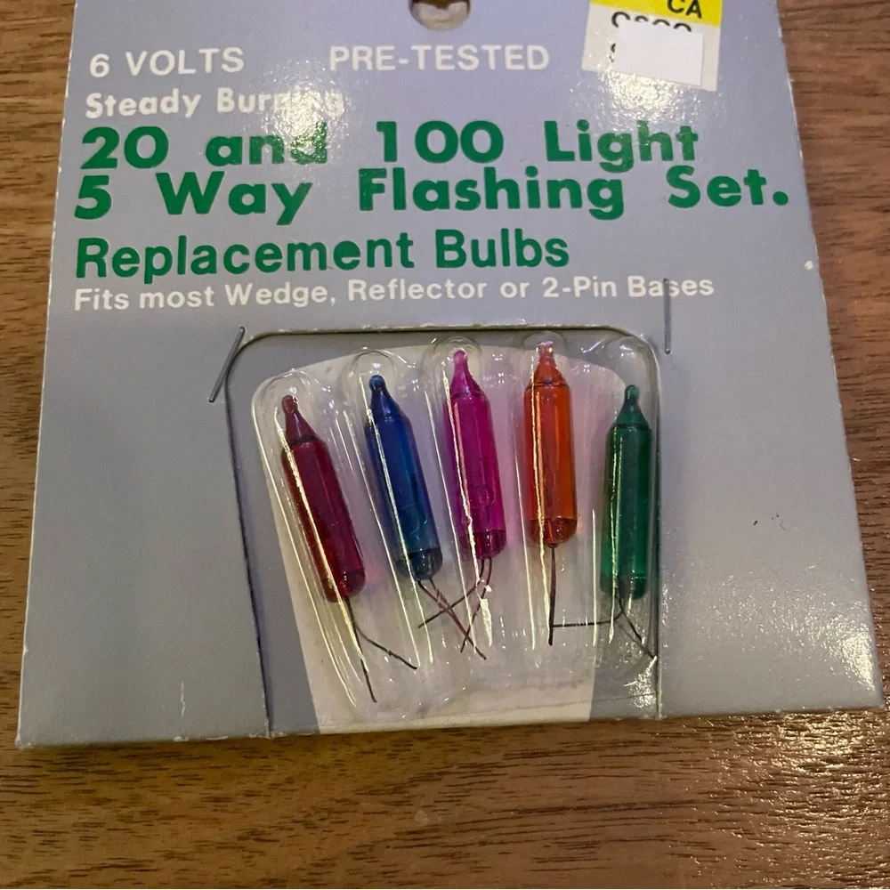 7 packs Christmas light replacement bulbs